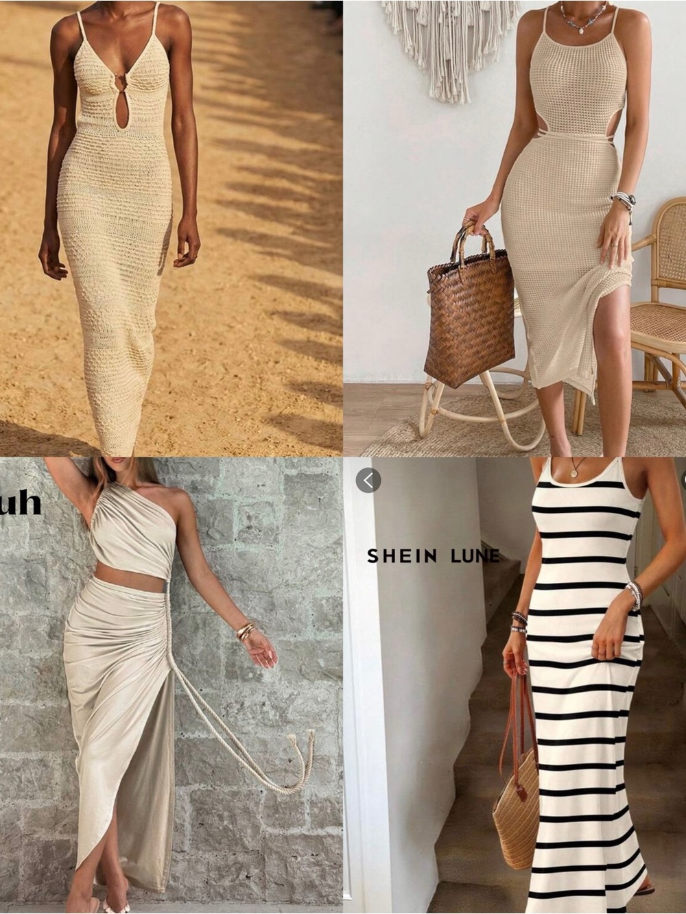 SHEIN sz M lot of 4 summer dresses new